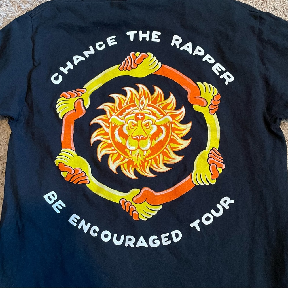 Chance The Rapper Be Encouraged Tour T-shirt Size Medium